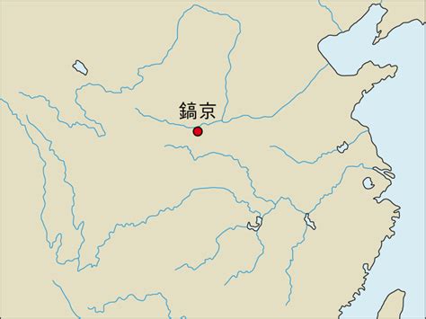 鎬京位置|鎬京＜周（西周）＞の地図と歴史 